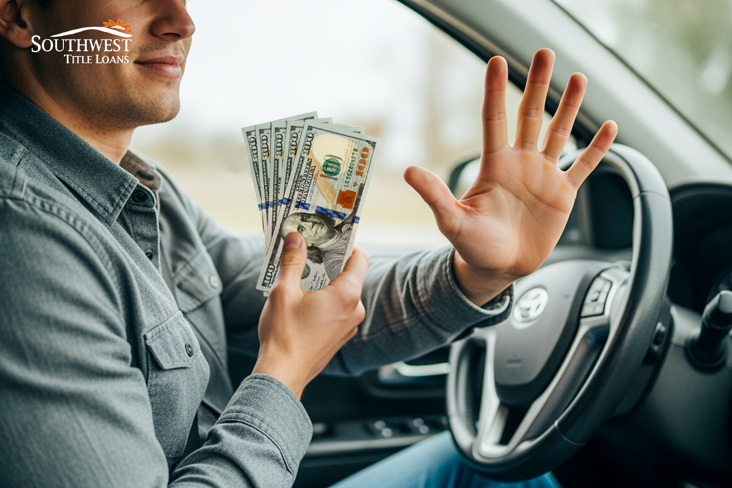 man gets cash after reviewing five reasons to get vehicle title loan