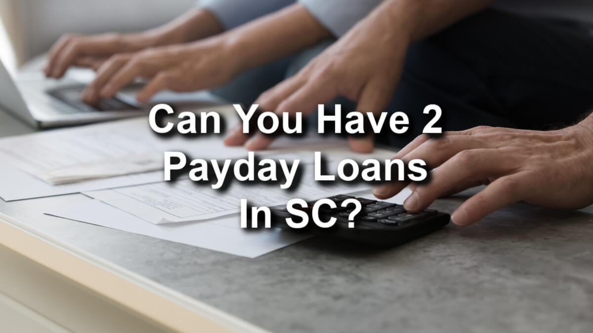 two people looking to get payday loans in sc