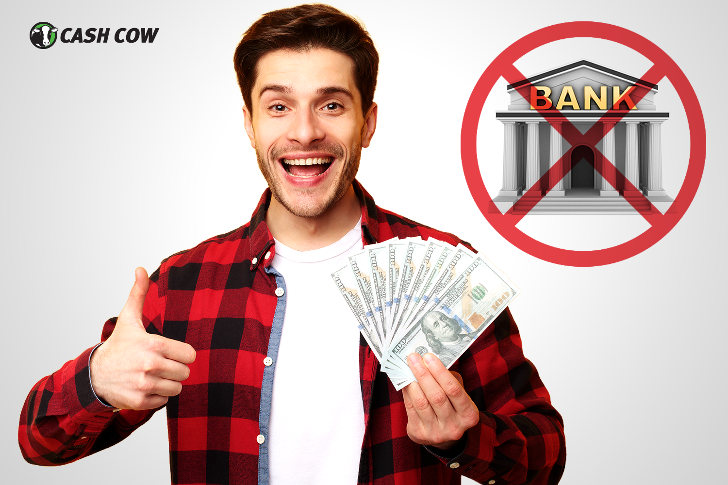 man happy with payday loan for financial emergencies