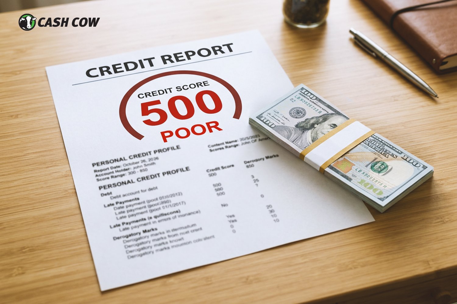 emergency loan cash with a 500 credit report
