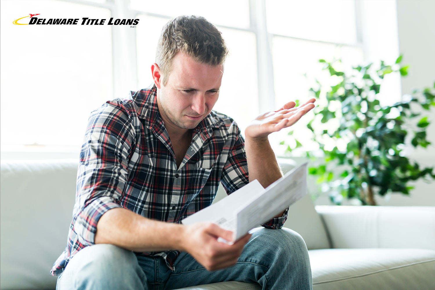 man worries about title loan requirements without physical title
