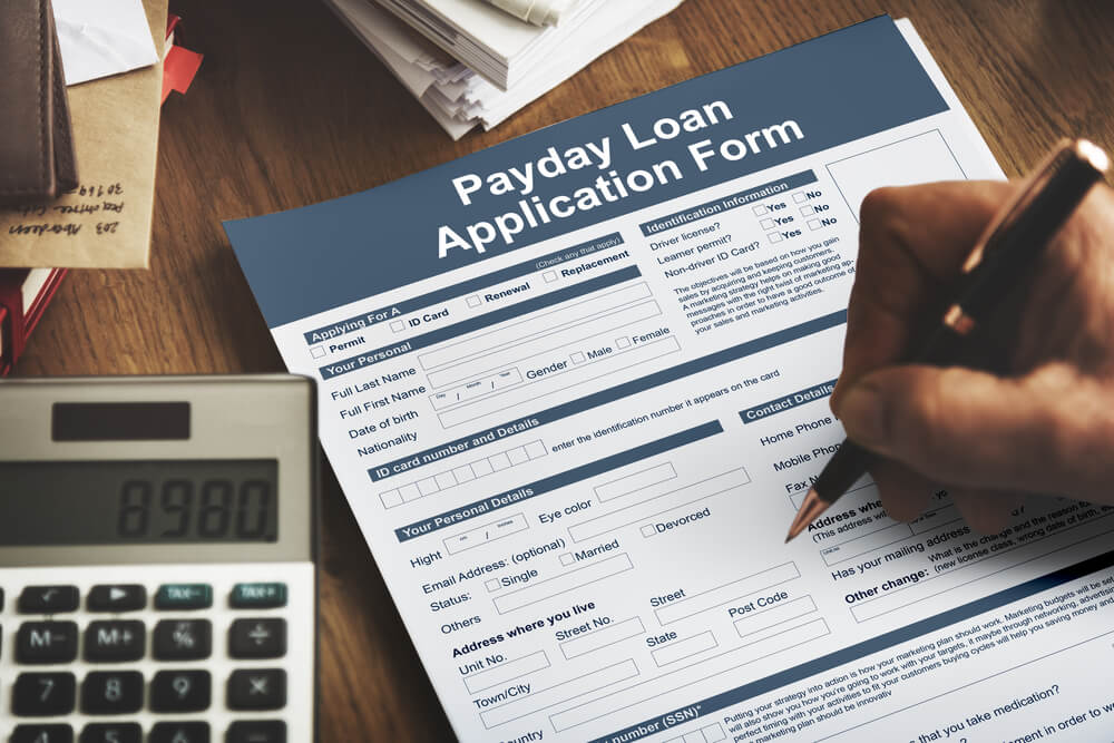 applying for a payday loan