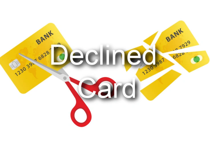 declined card graphic