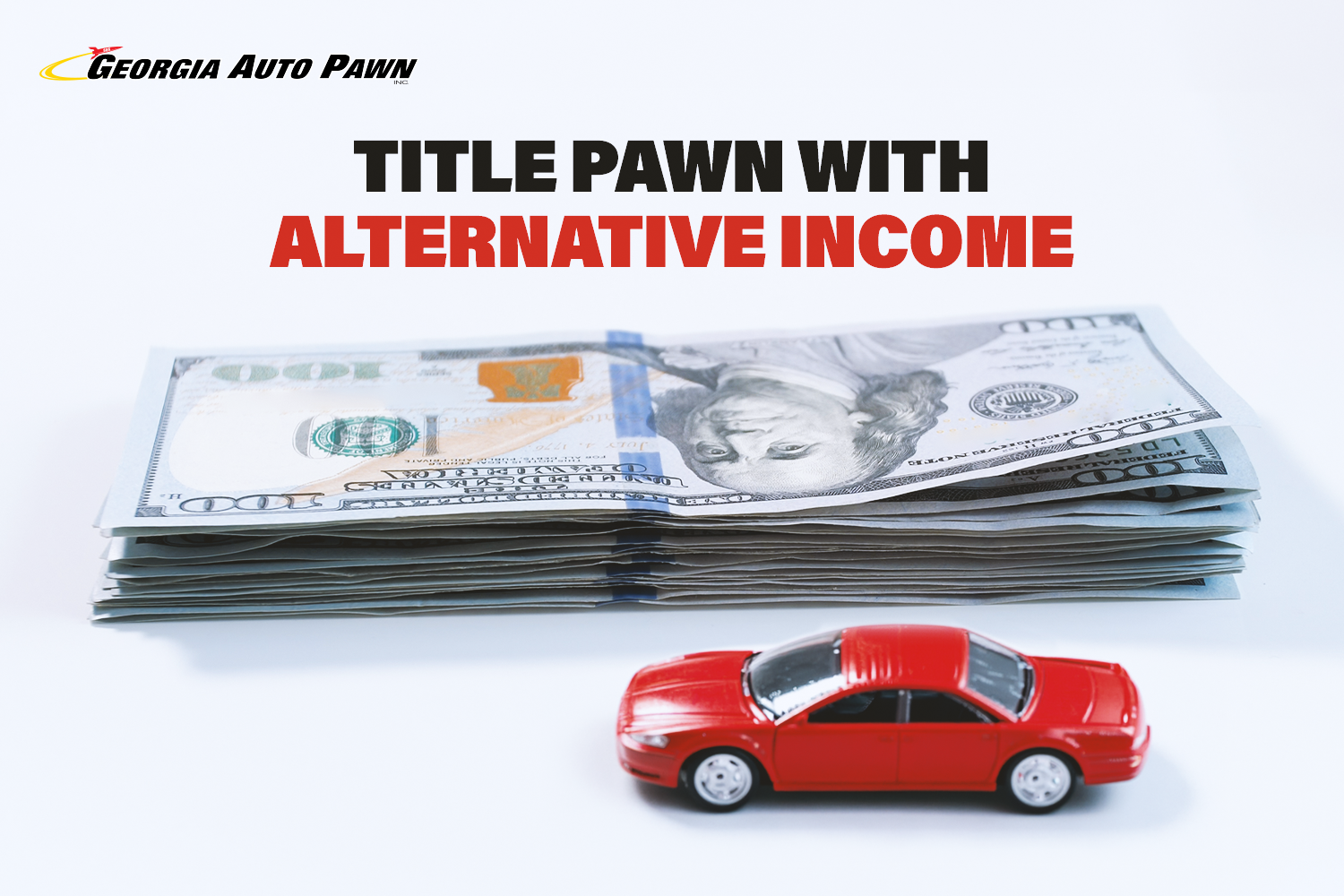 title pawn cash and toy car with alternative income