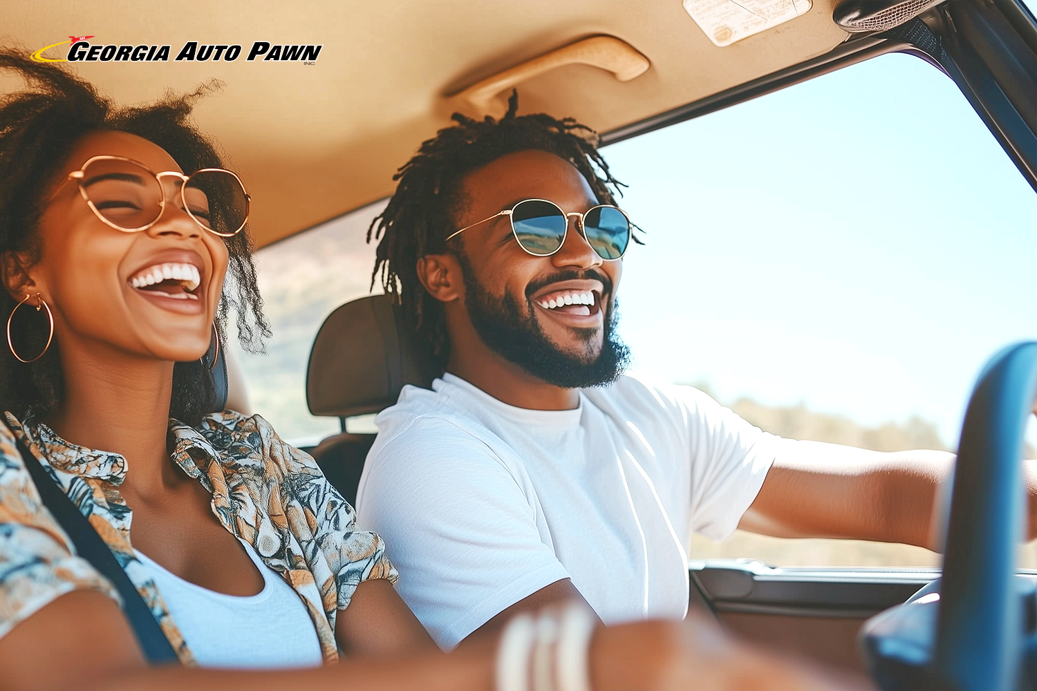 couple on way to see if their Georgia car qualifies for title pawn