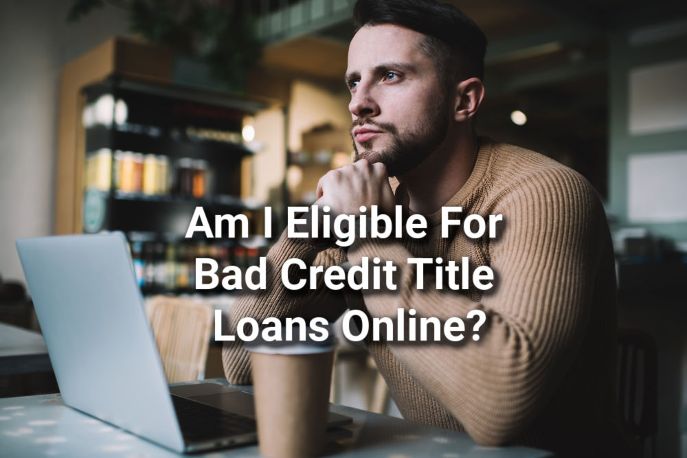 bad credit online title loans graphic