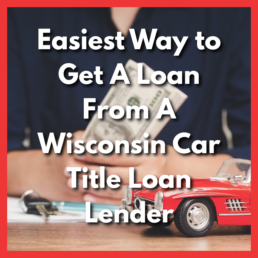 man holds Wisconsin title loan cash 