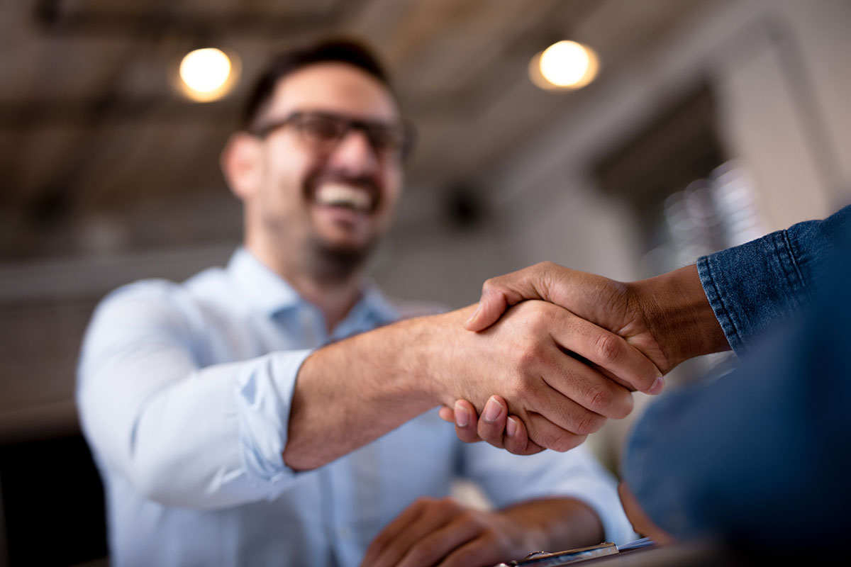 handshake after title loan approval