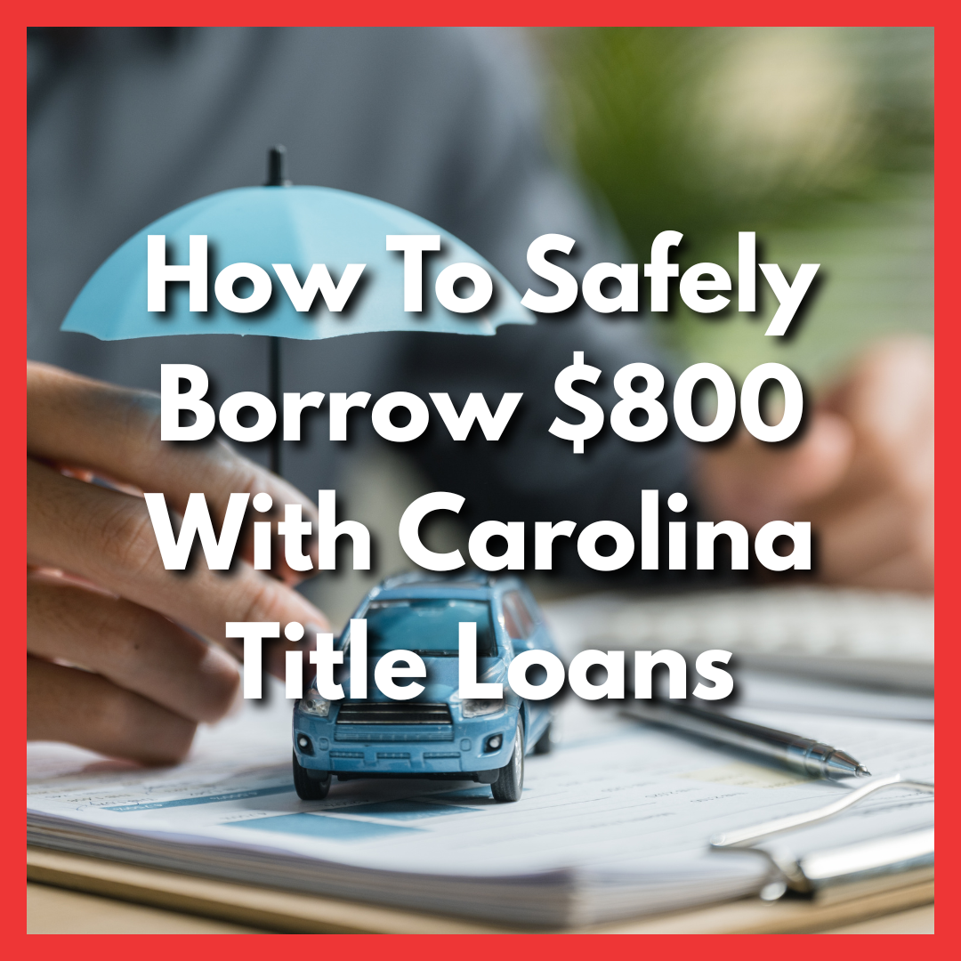 umbrella covering car to represent safely borrowing title loan cash