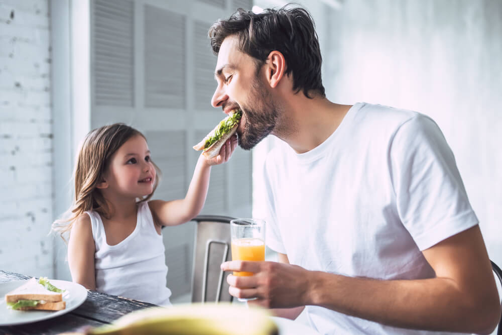 eating at home