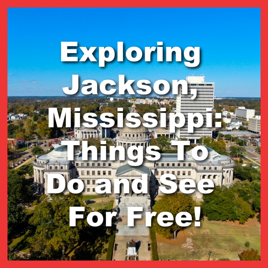 aerial shot of Jackson, Mississippi