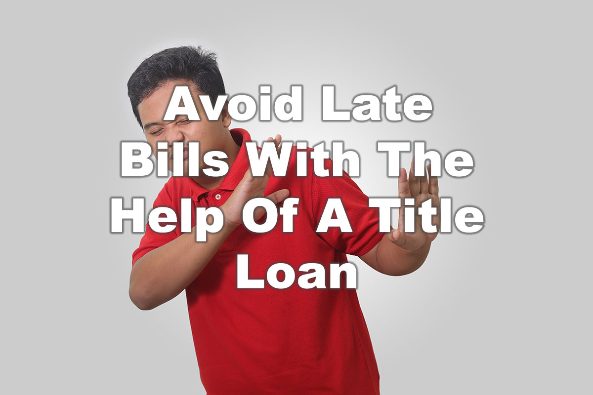 man avoiding his late bills