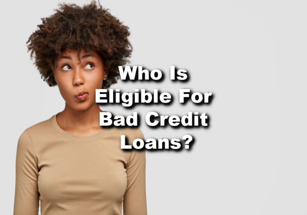 woman wondering about bad credit loans