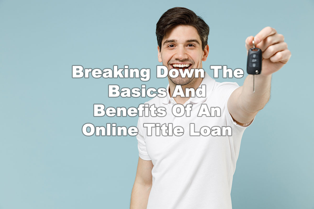 man with car keys for online title loan