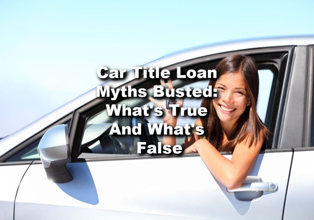 woman with car for car title loan