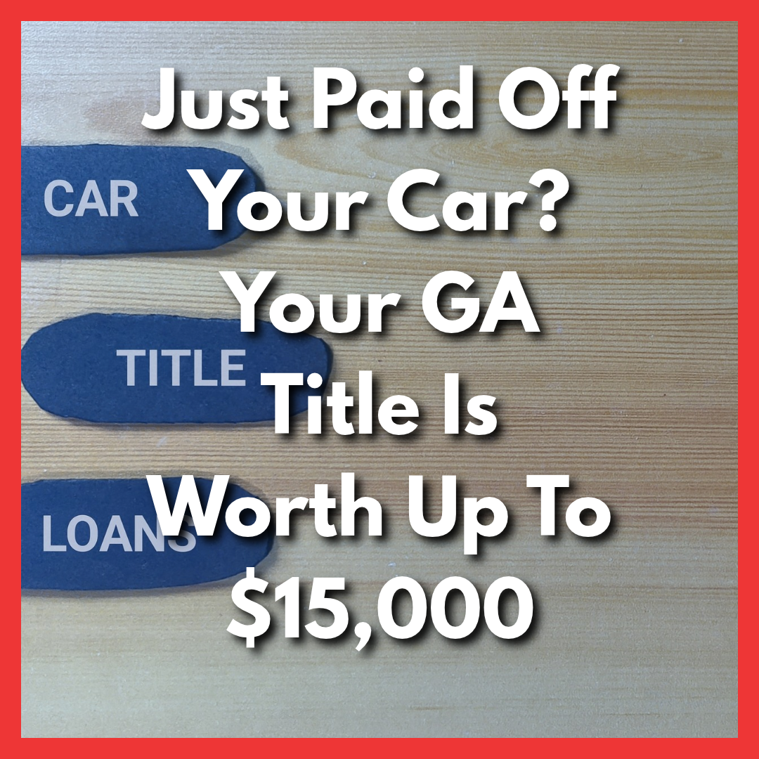 car title loans written on blue paper