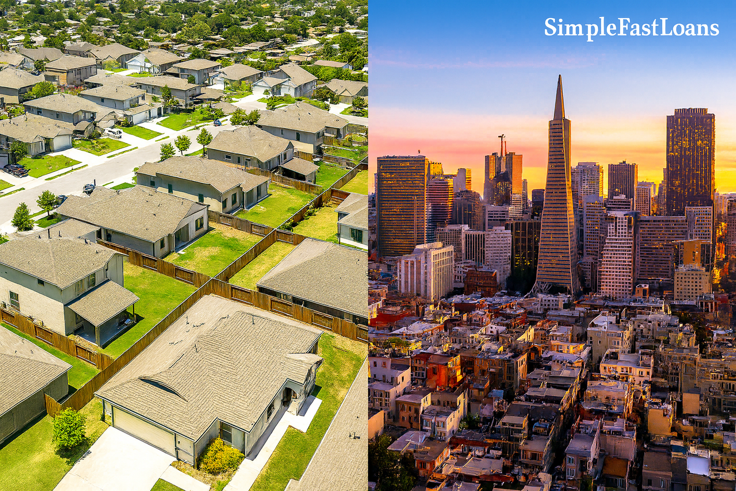 Cost of living in urban vs city life in California