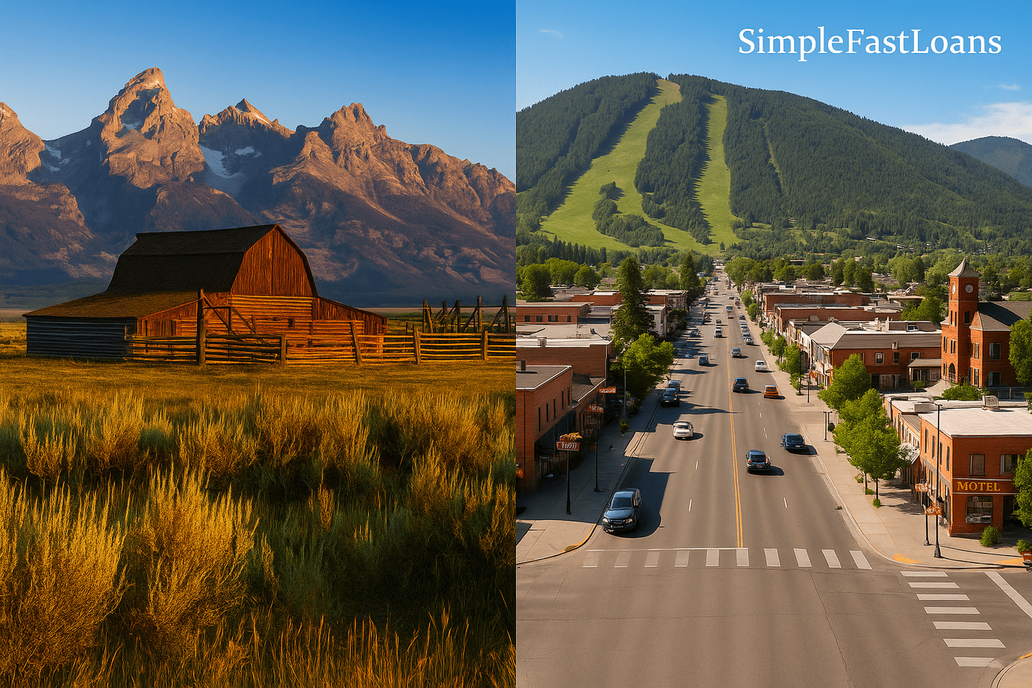 Ranch vs city living in Wyoming