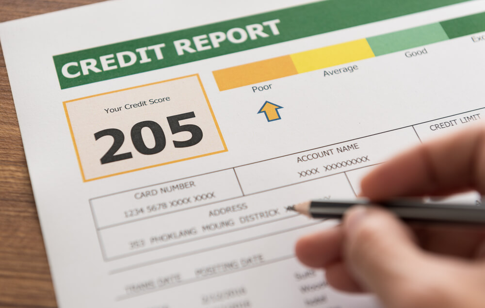 bad credit score