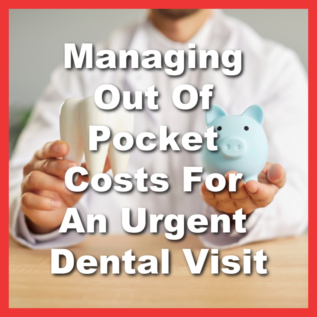 dentist holding a tooth and piggybank