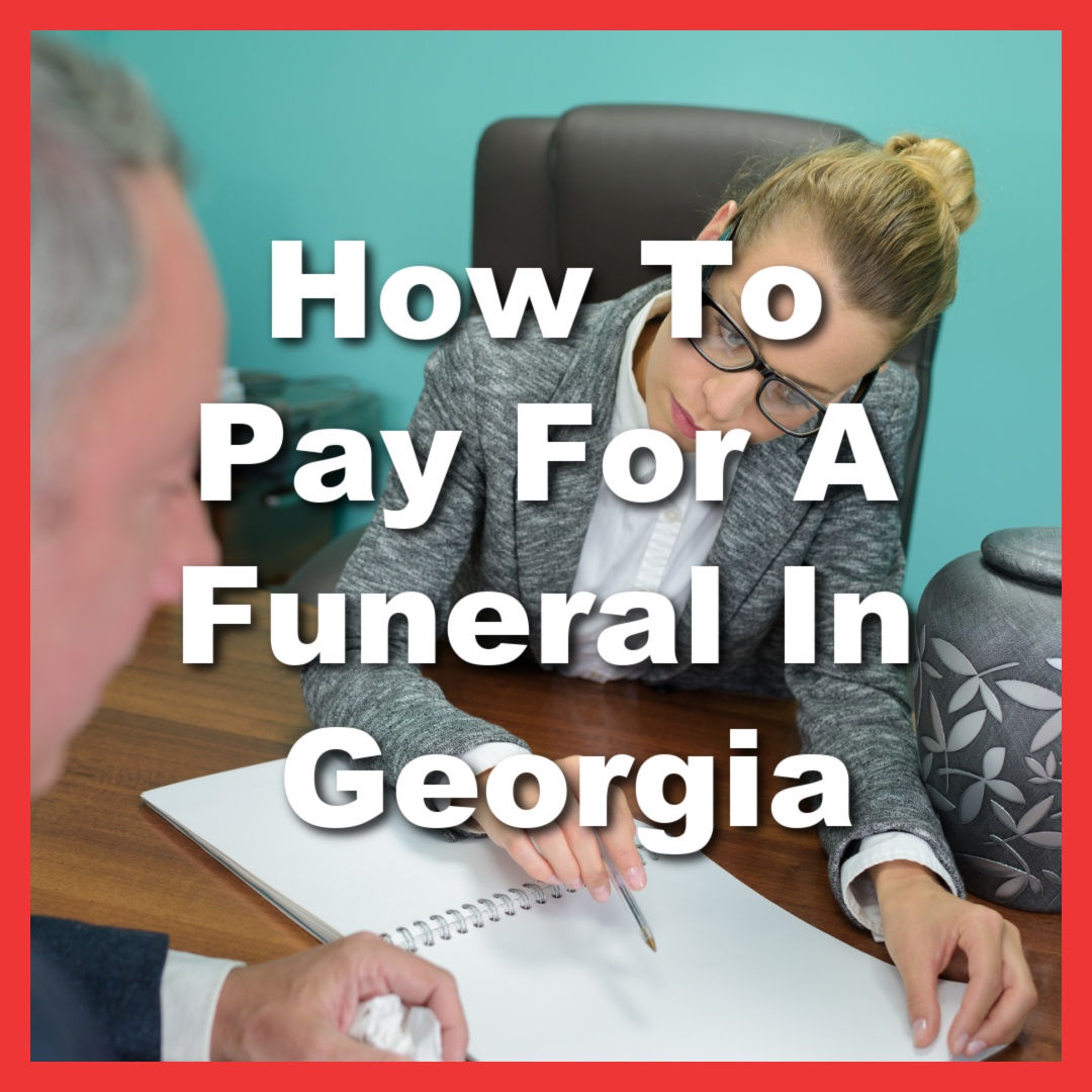 discussing funeral costs with representative