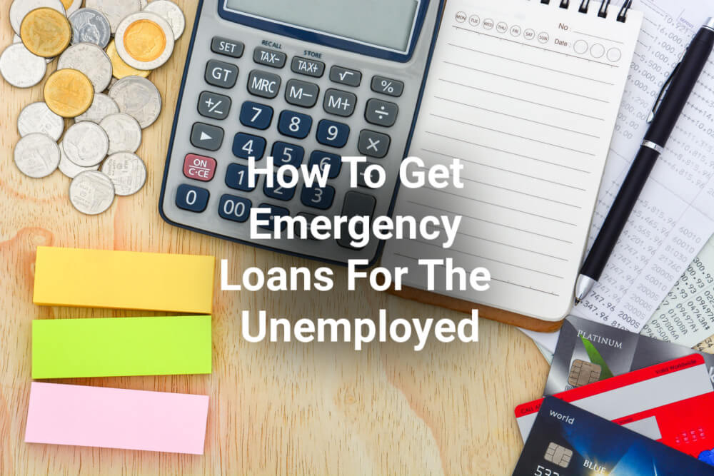 emergency loans unemployed graphic