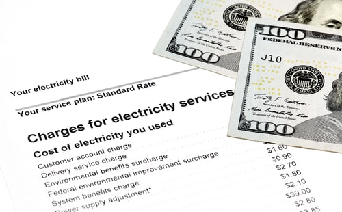 electric bill in winter