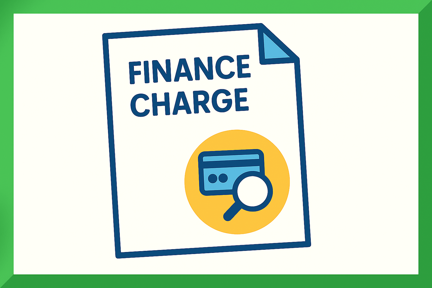 Finance charge icon