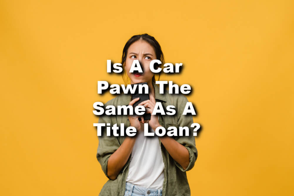 woman wondering about car pawn and title loan