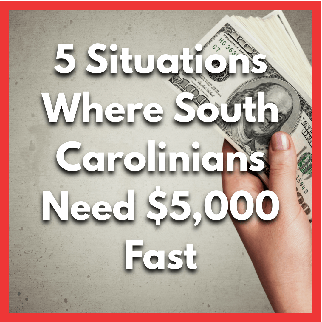 holding emergency $5,000 in South Carolina from title loan