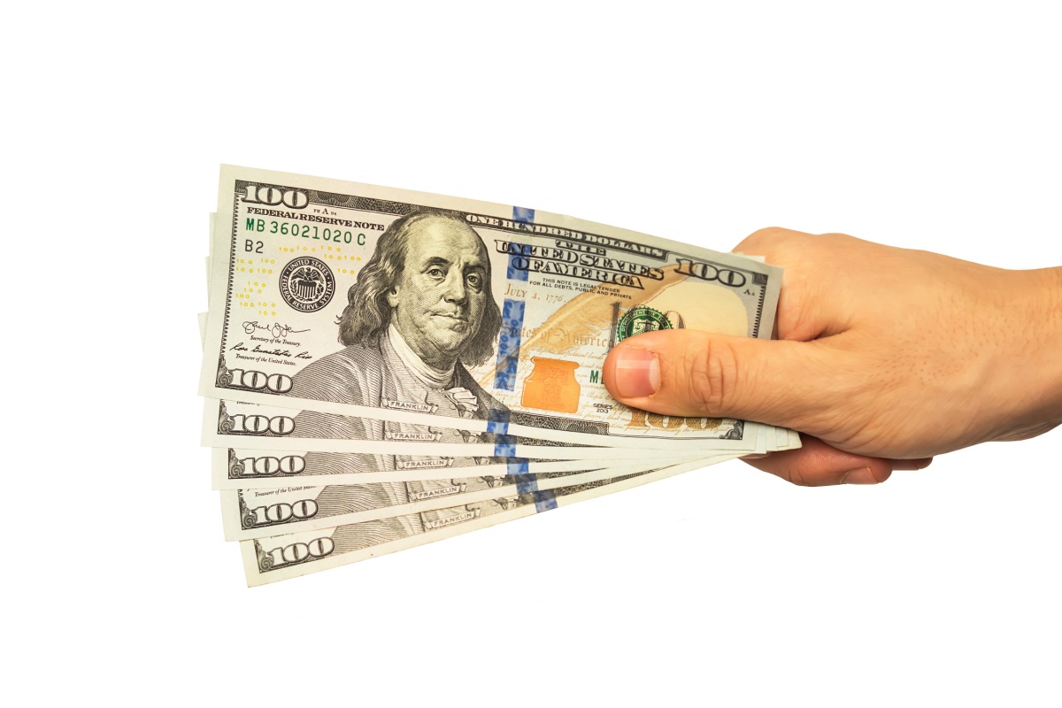 holding emergency $500 loan