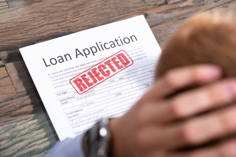 bank loan application rejected