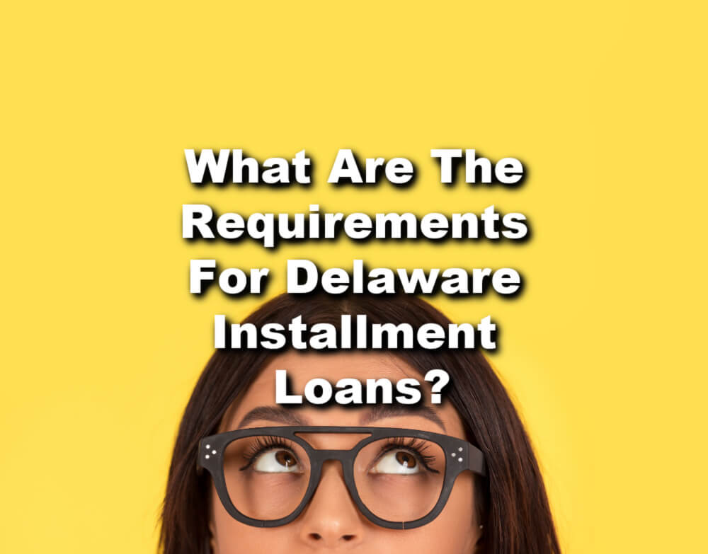 woman thinking about Delaware installment loans