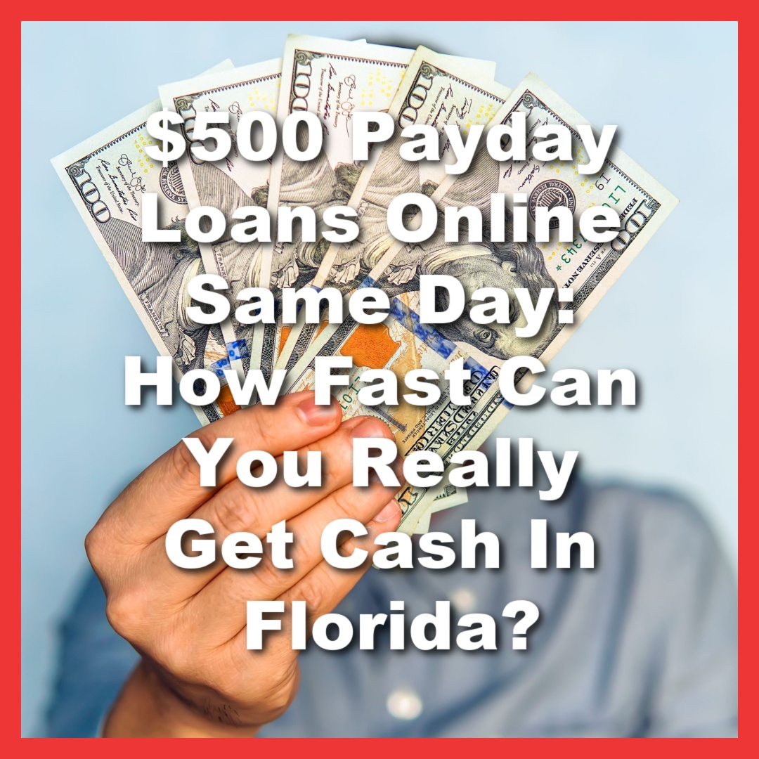 man holds $500 payday loan cash