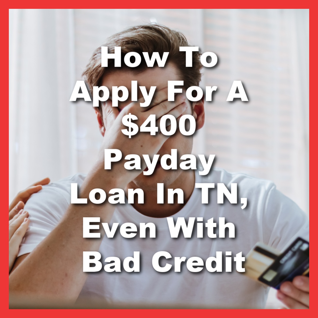 man with bad credit needs $400 payday loan