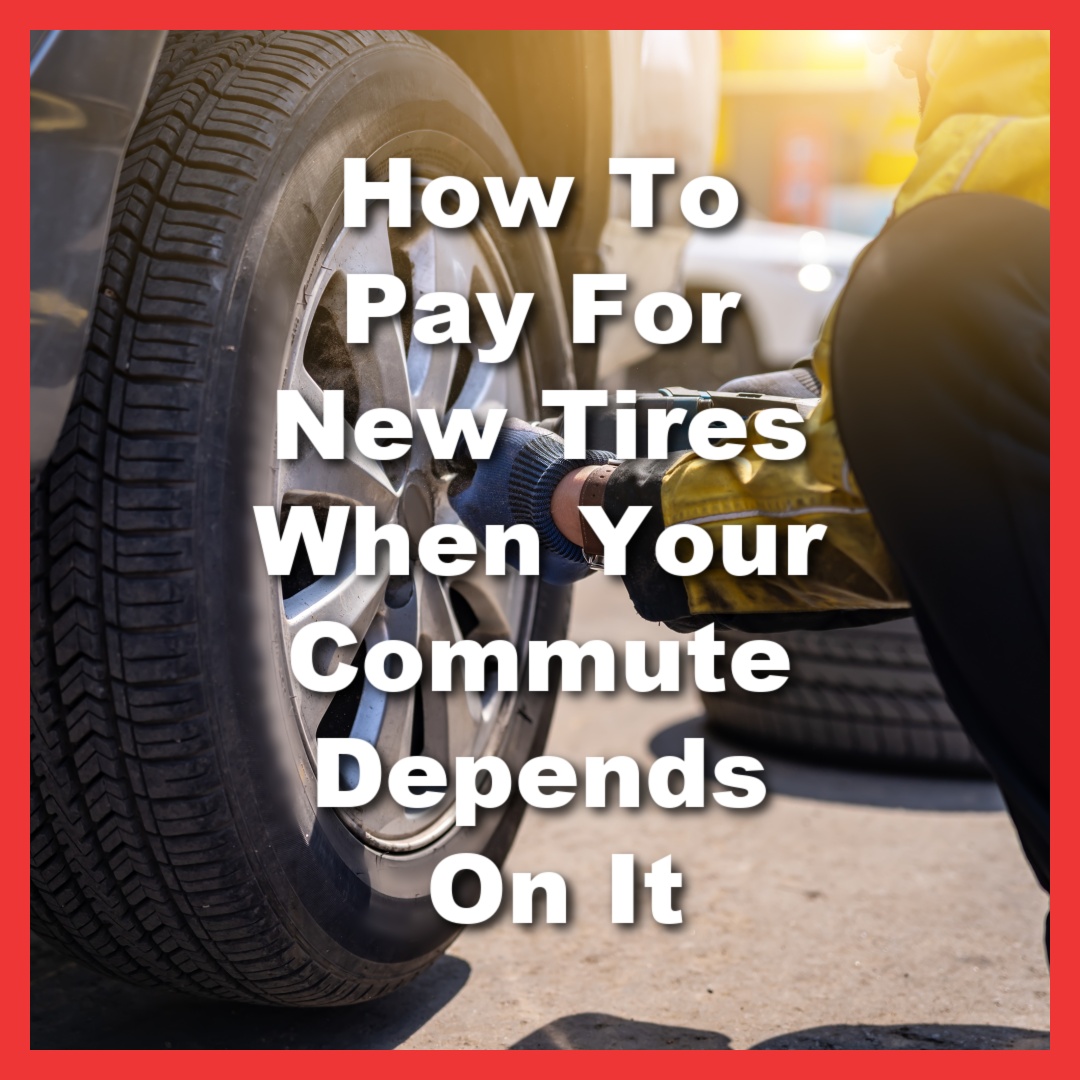 mechanic replaces tire