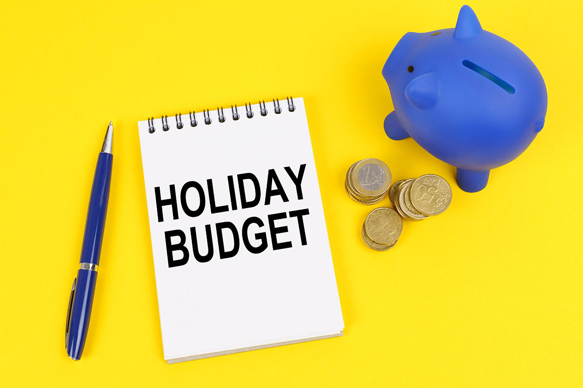 working on holiday budget