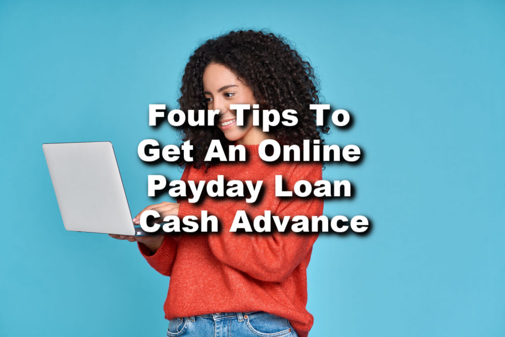 woman looking up payday loans