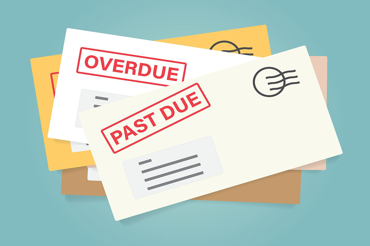 overdue and past due bills