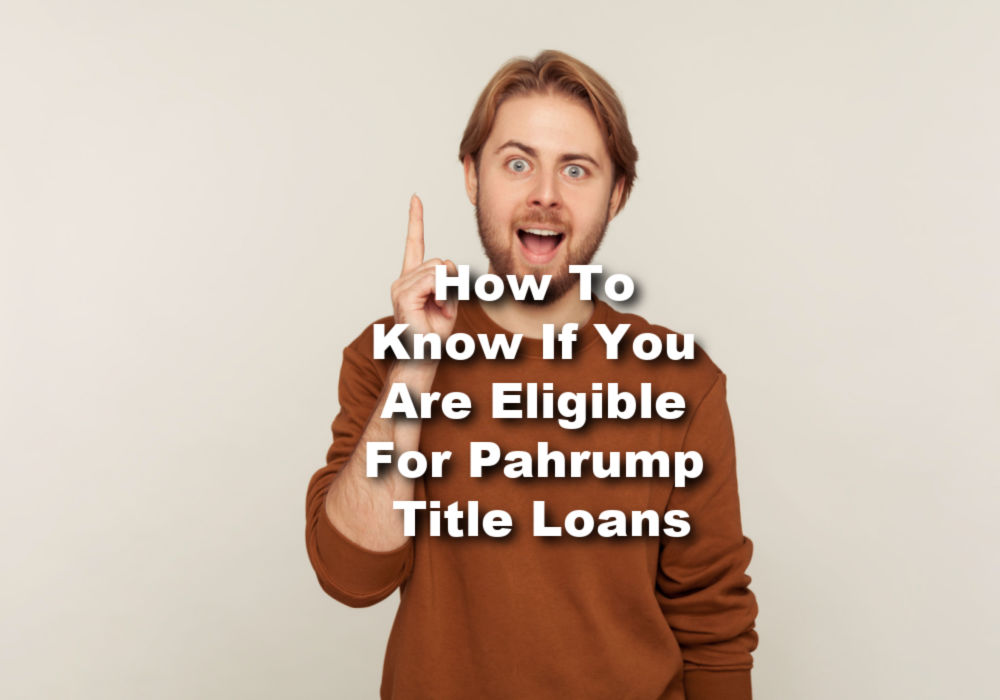 man surprised about Pahrump title loans online