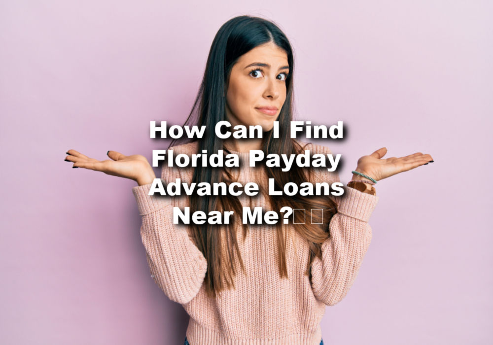 woman looking for payday advance loans