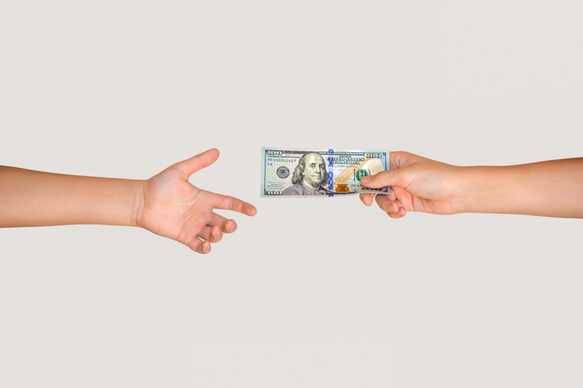 receiving $100 loan