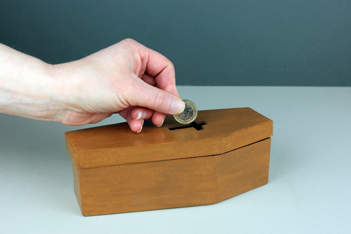 saving money to cover funeral expenses