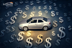 car being accessed for value for an instant title loans