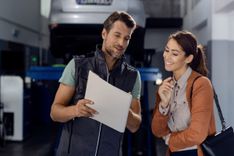 woman uses her car title loan for auto repairs