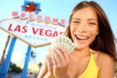 Woman with fast cash from las vegas title loan