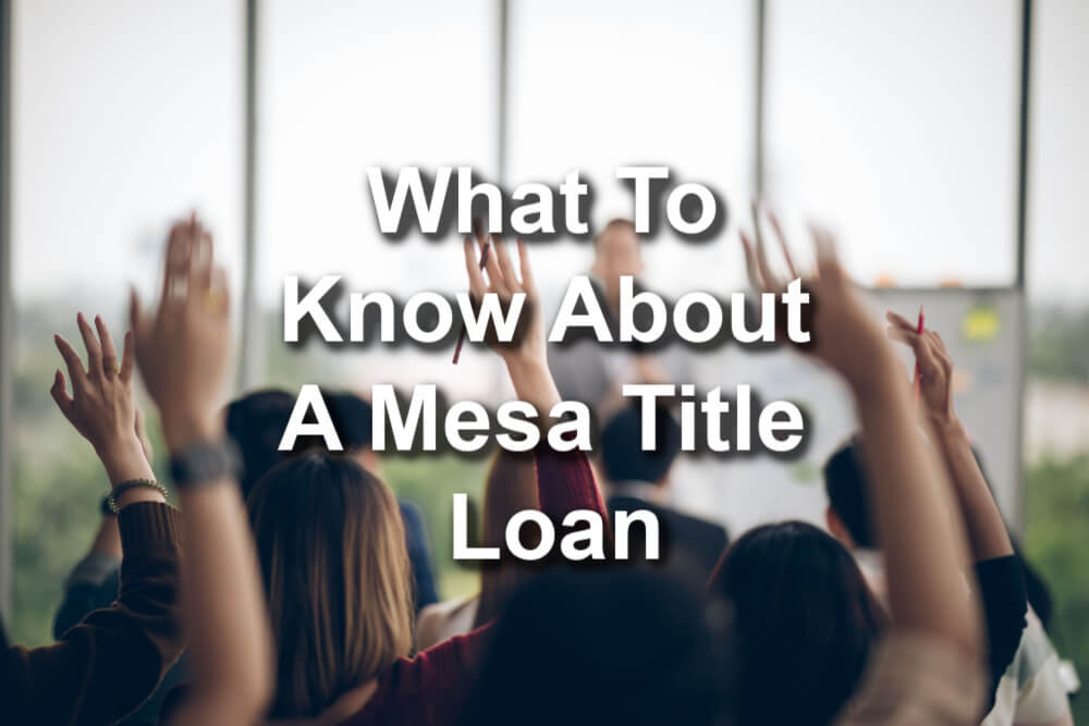 mesa title loan