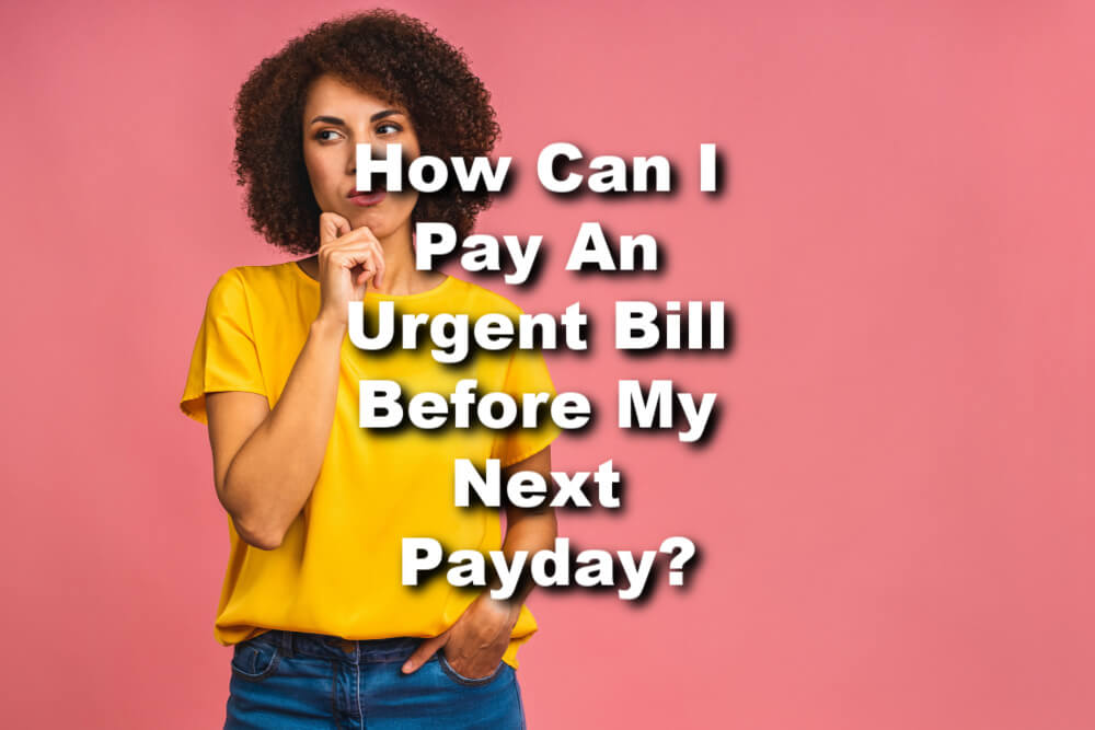 woman with questions about payday loans