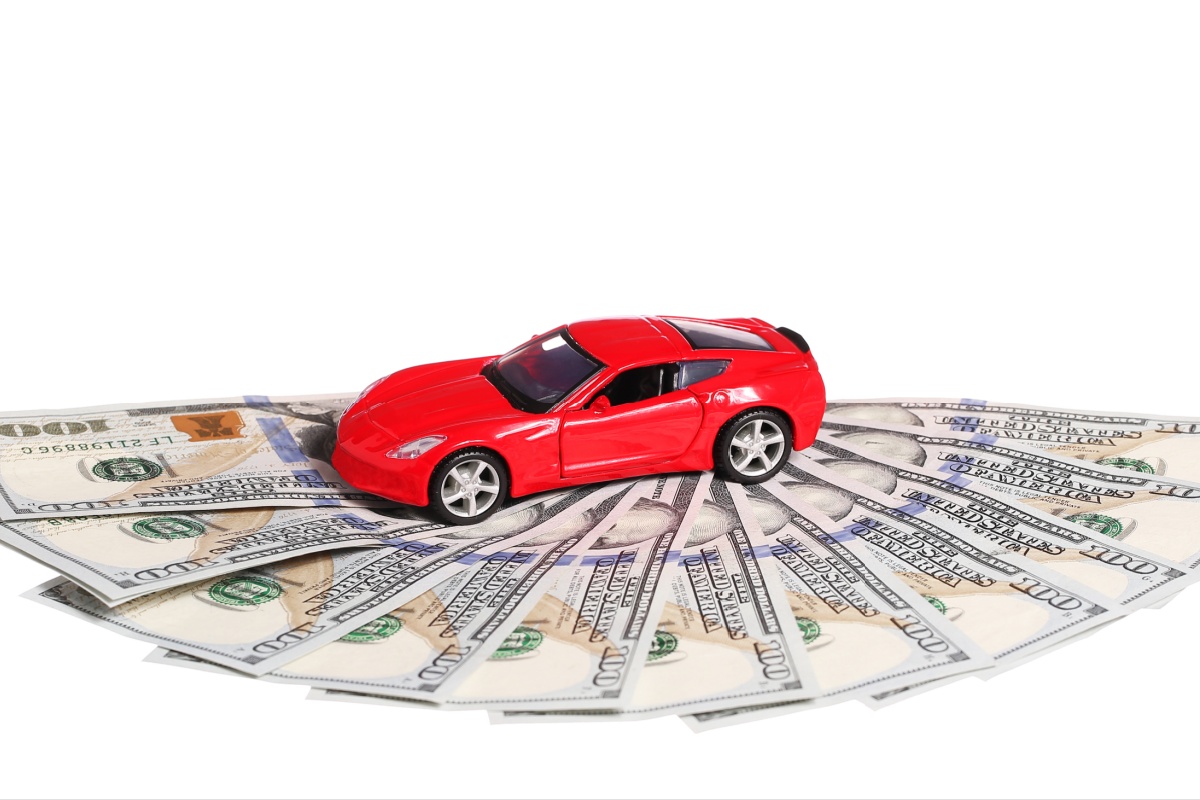 toy car next to title pawn cash