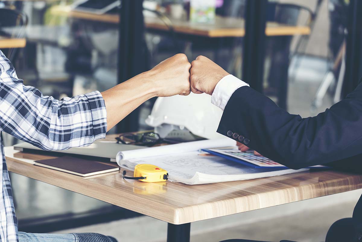 fist bump after getting cash cow payday loans